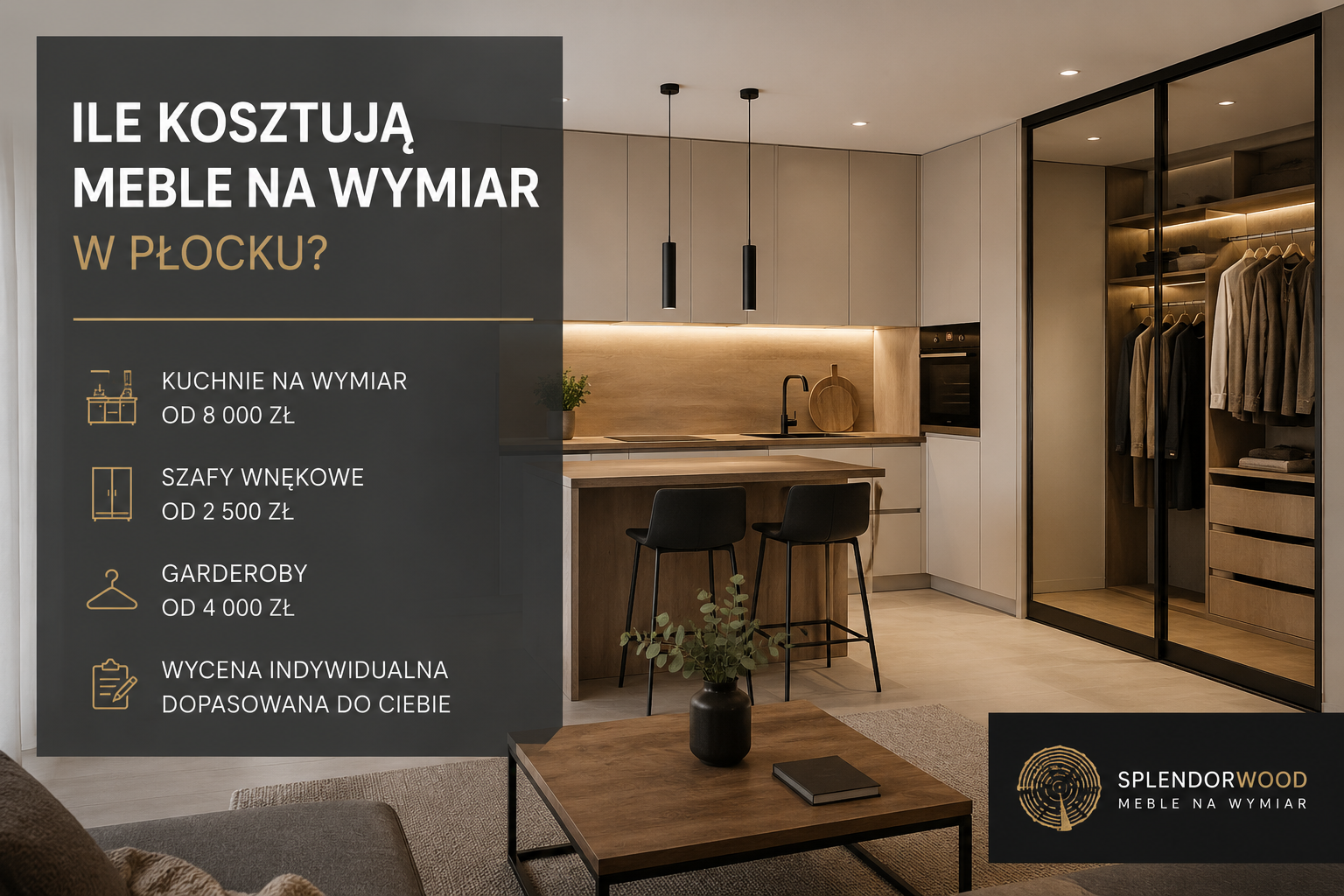 Ile kosztują meble na wymiar w Płocku