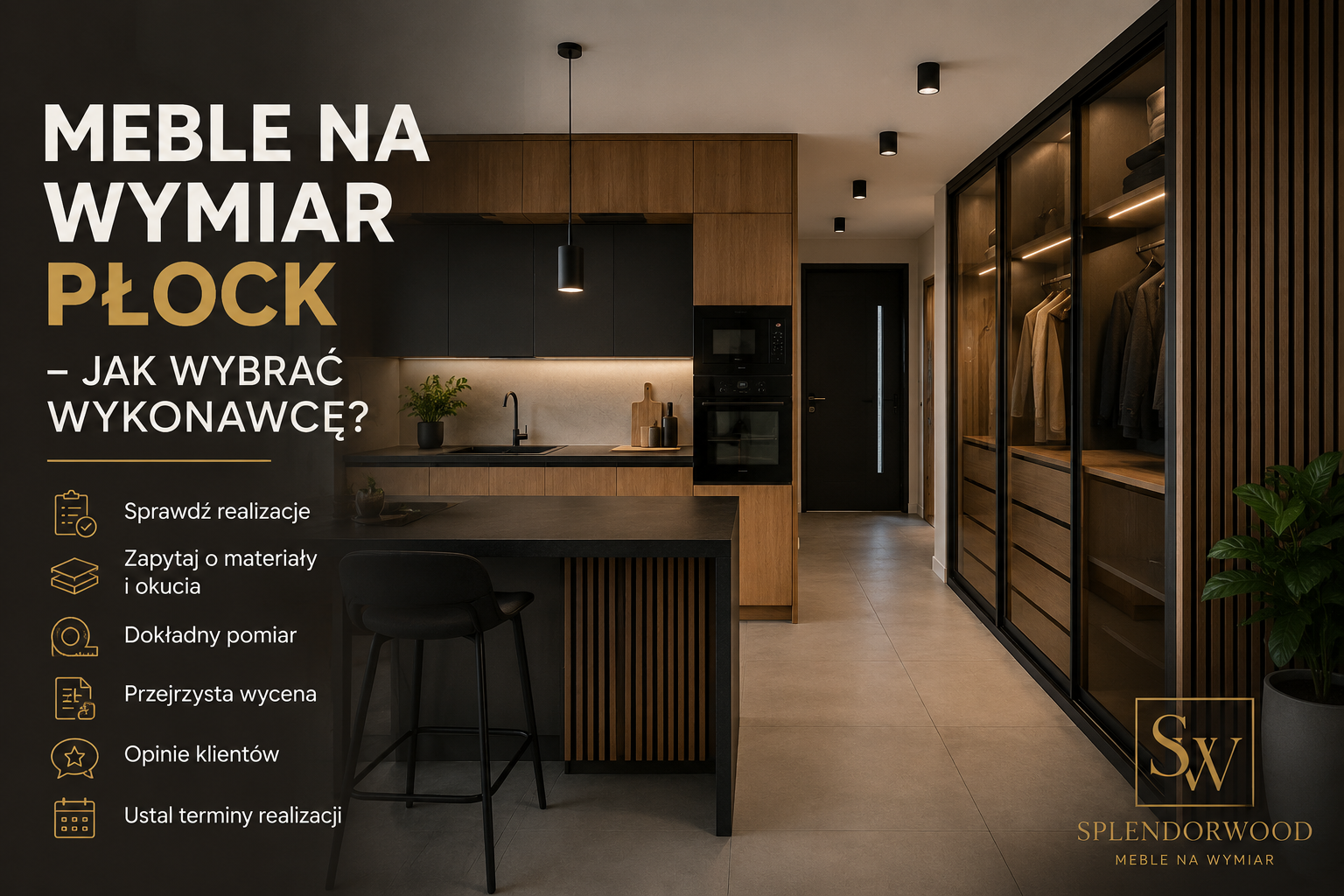 Meble na wymiar Płock – jak wybrać wykonawcę